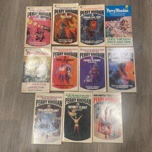 Vintage 70’s Perry Rhodan Science Fiction Books